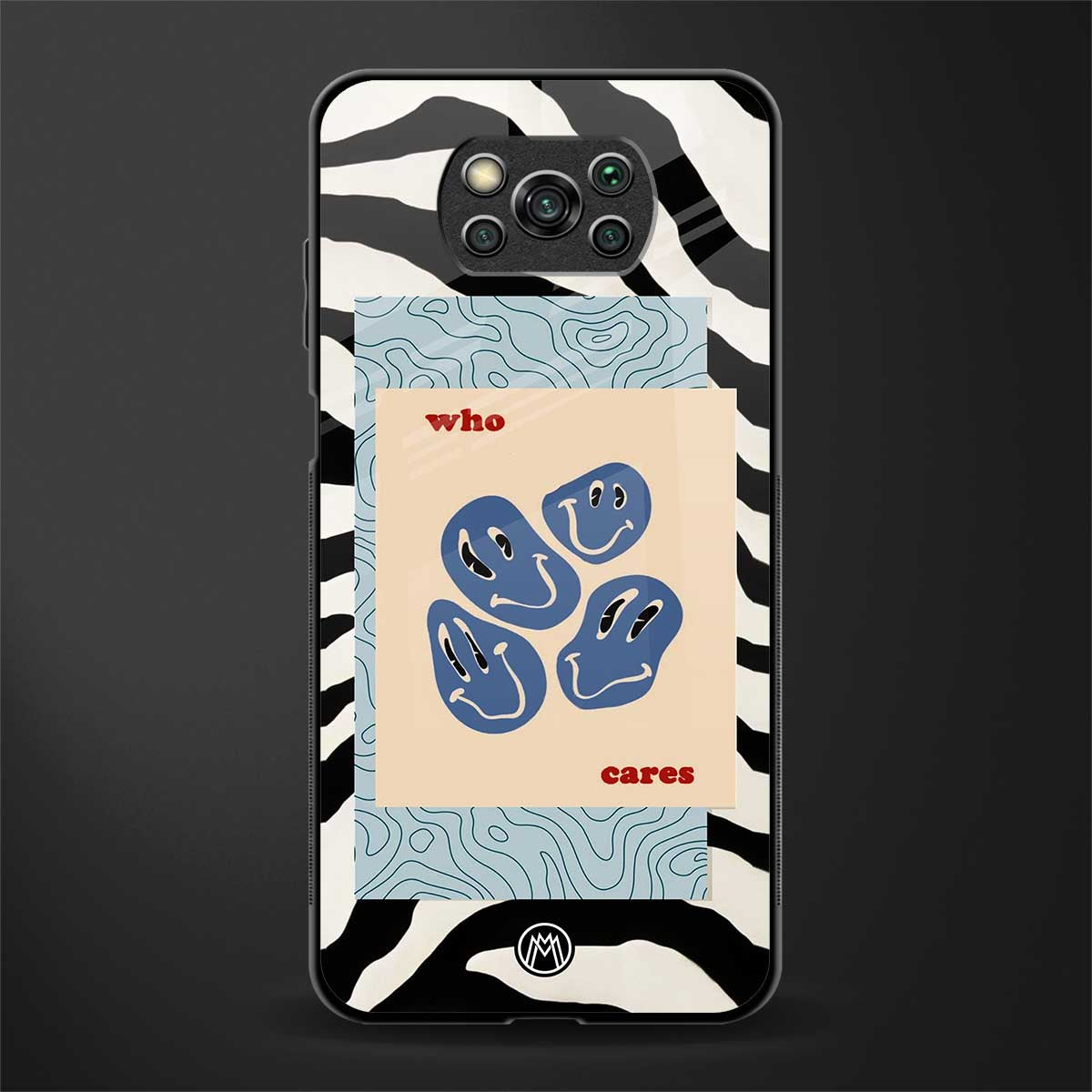 who cares glass case for poco x3 image