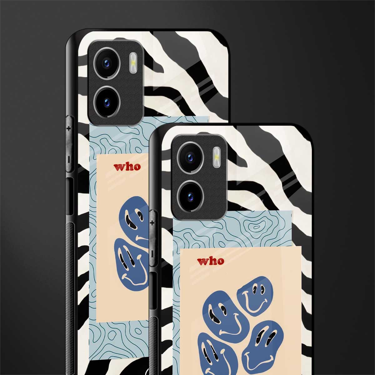 who cares back phone cover | glass case for vivo y72