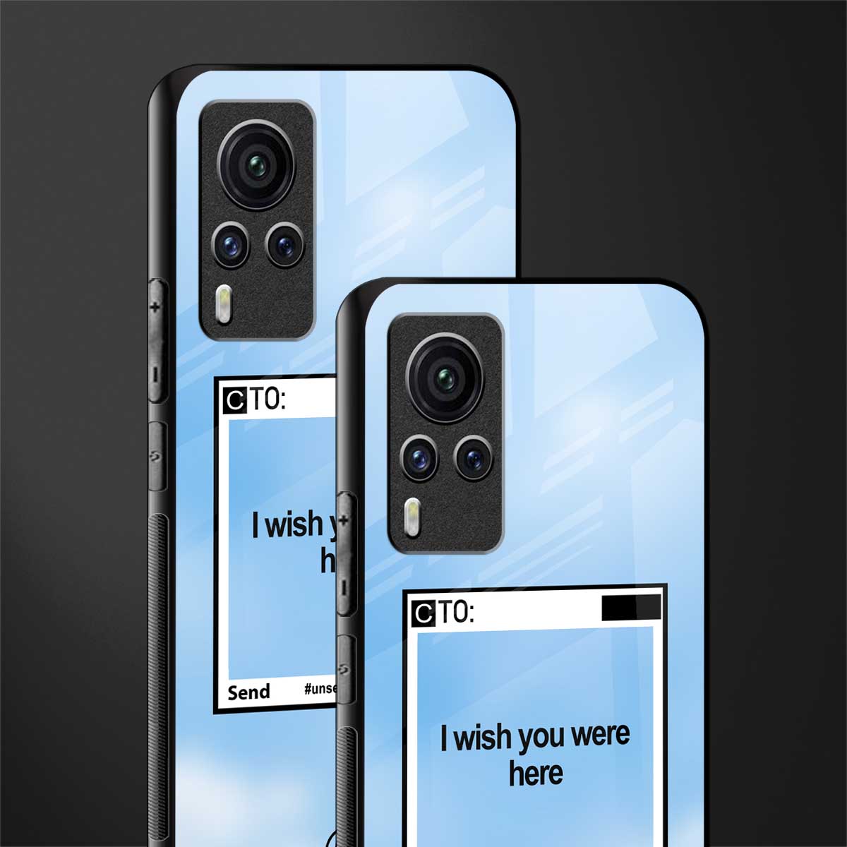 wish you were here glass case for vivo x60 pro image-2