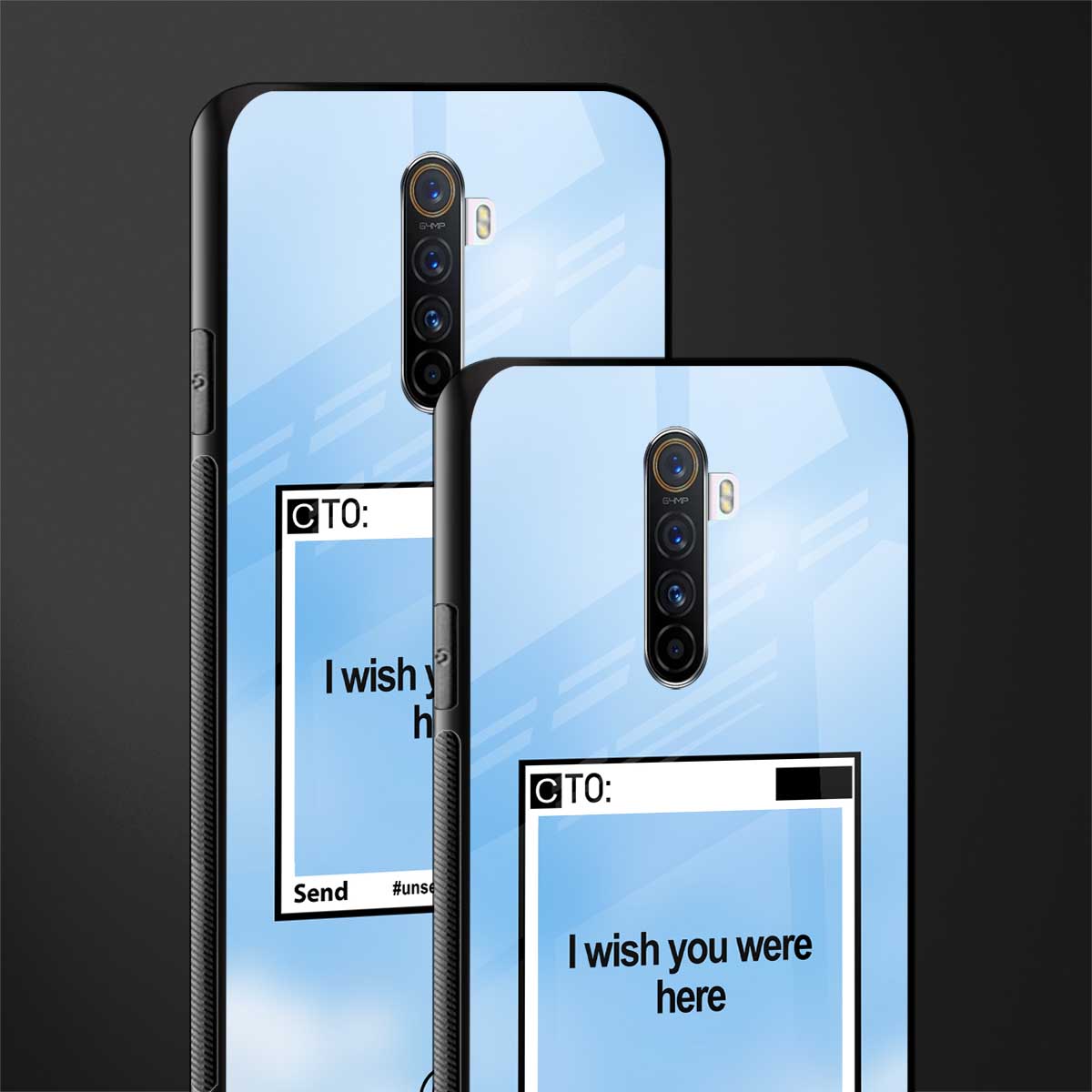 wish you were here glass case for realme x2 pro image-2
