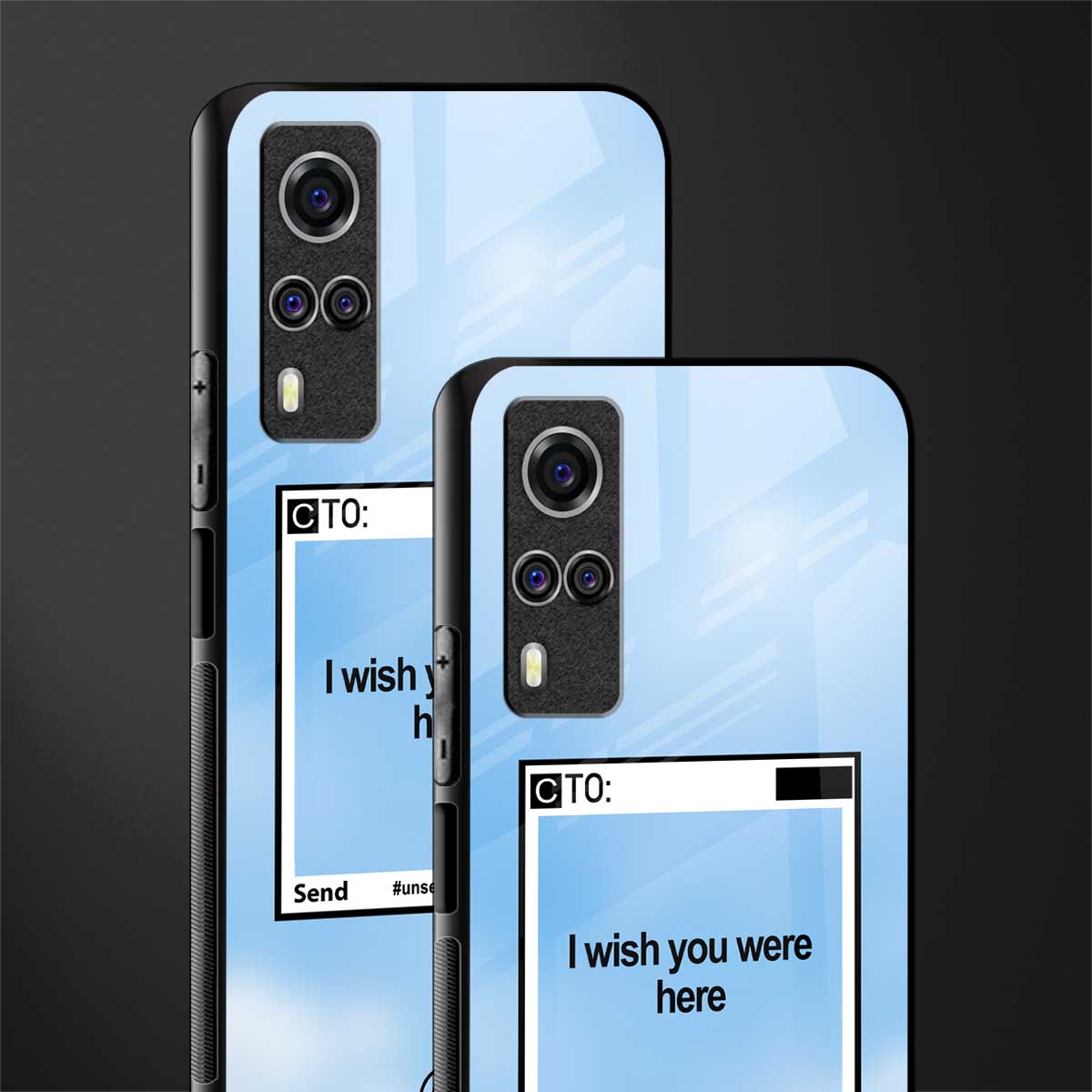 wish you were here glass case for vivo y53s image-2