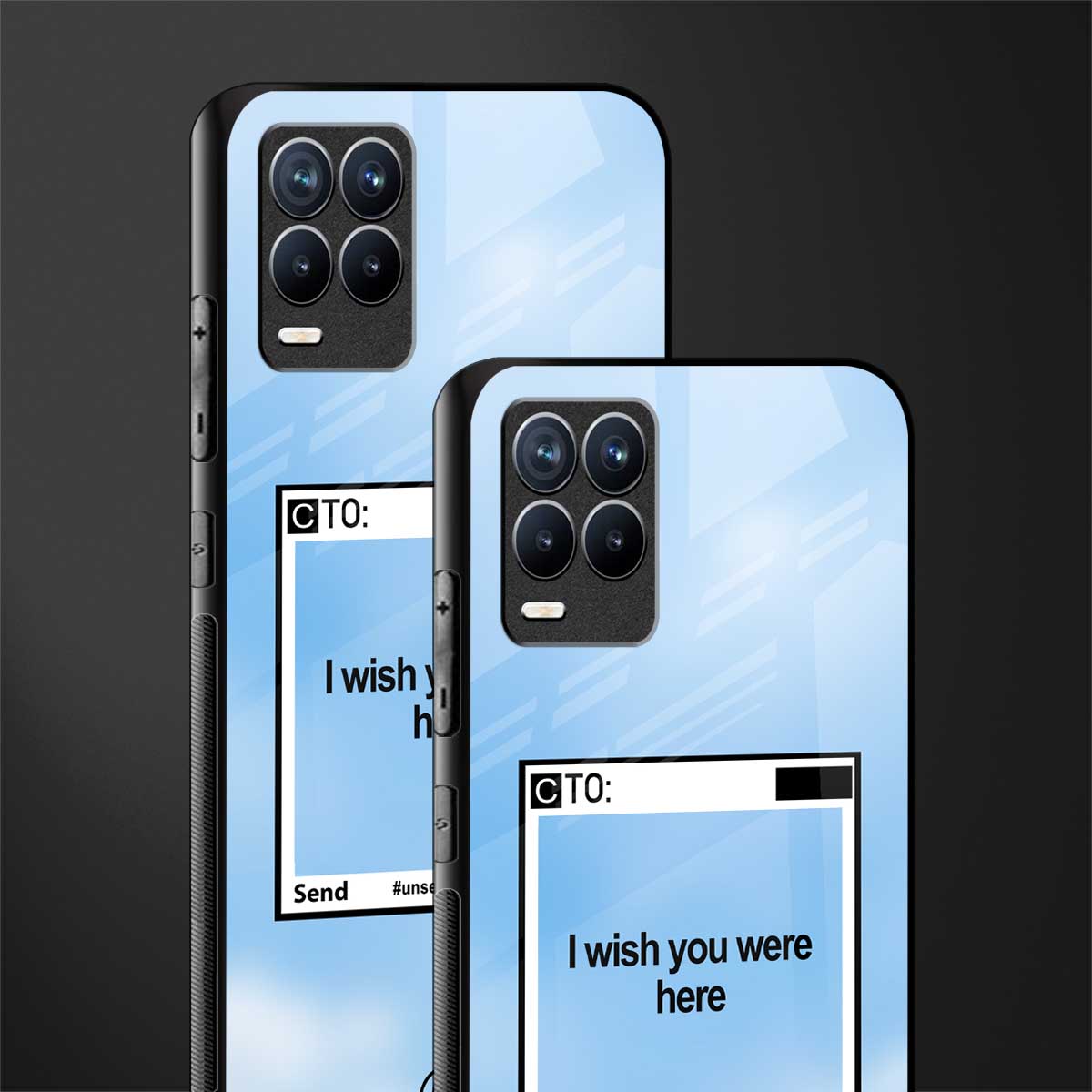 wish you were here glass case for realme 8 4g image-2