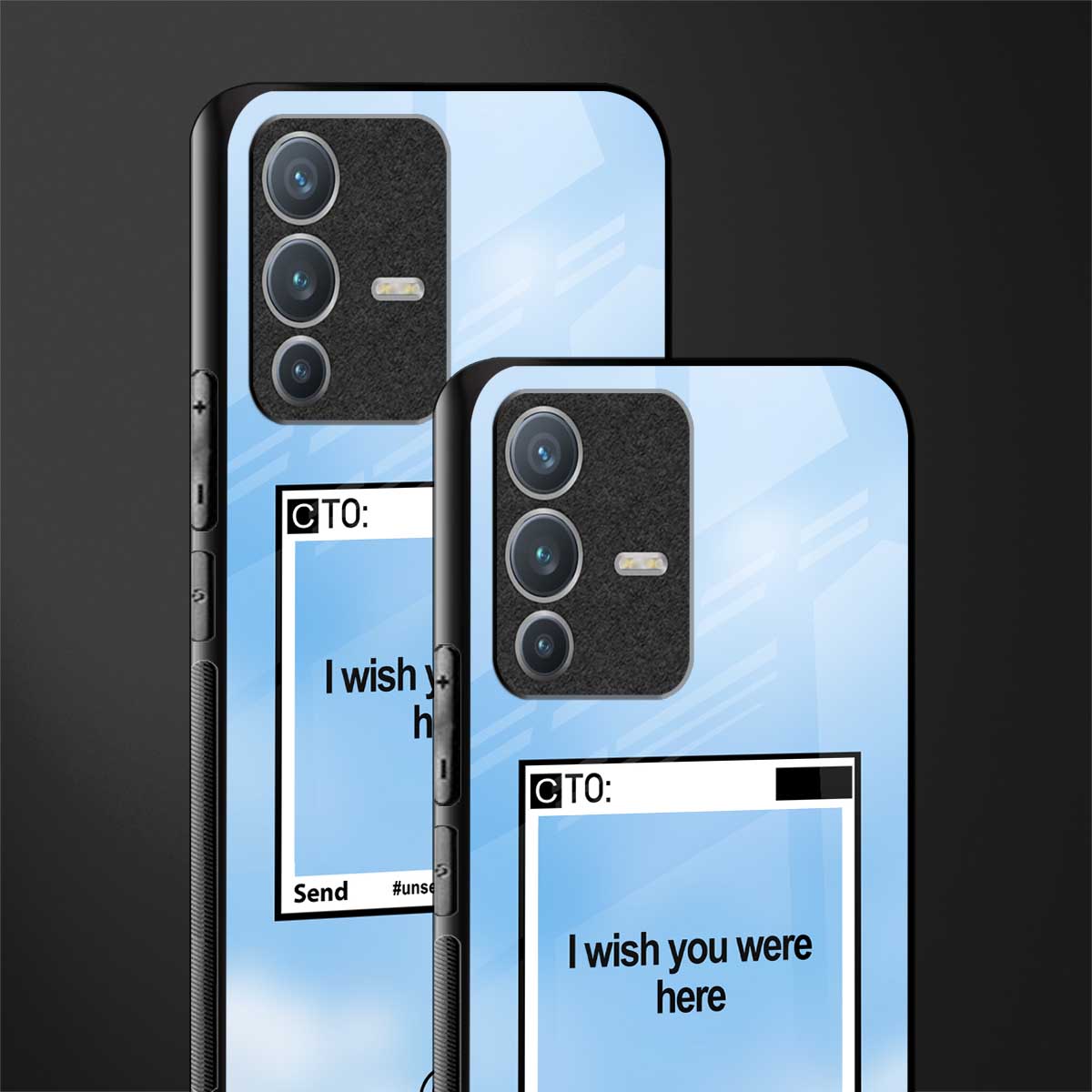wish you were here glass case for vivo v23 pro 5g image-2