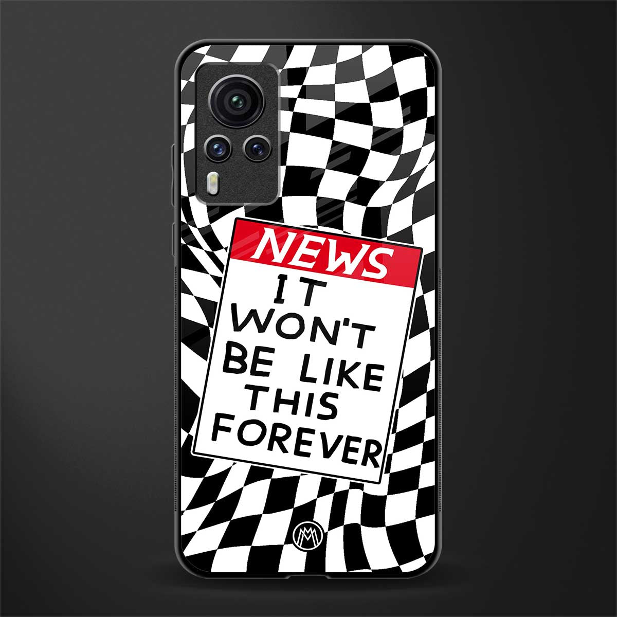 won't be like this forever glass case for vivo x60 pro image