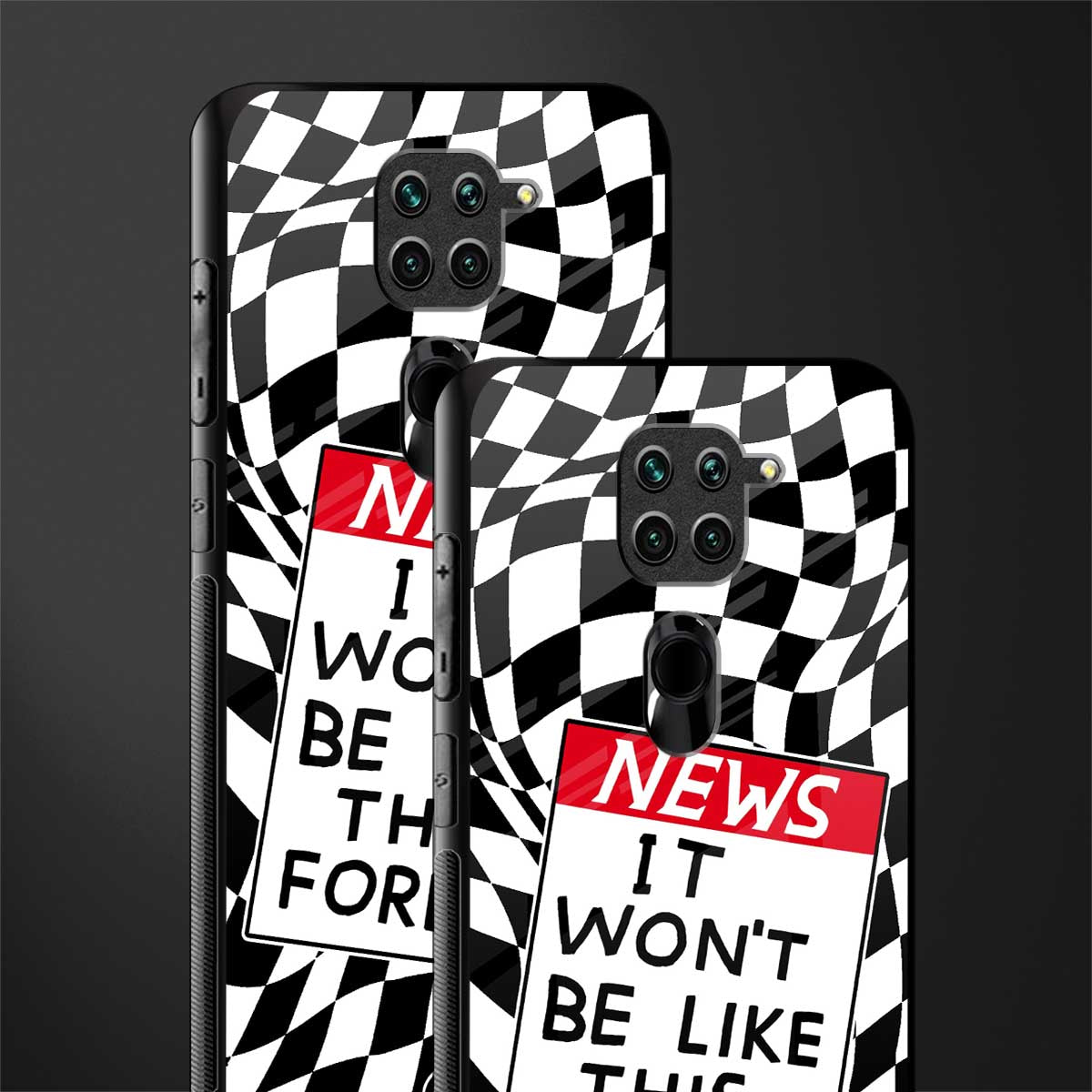 won't be like this forever glass case for redmi note 9 image-2