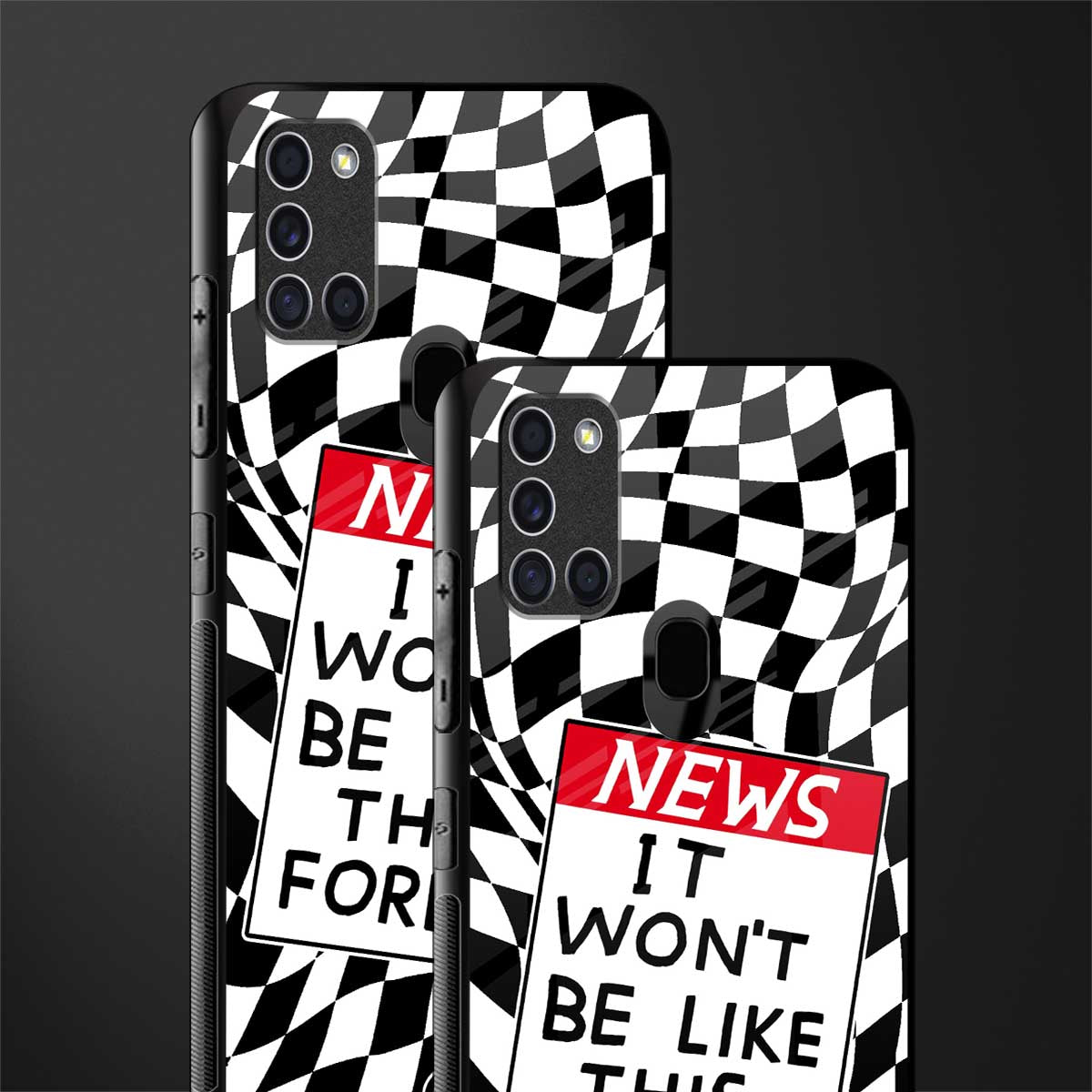 won't be like this forever glass case for samsung galaxy a21s image-2