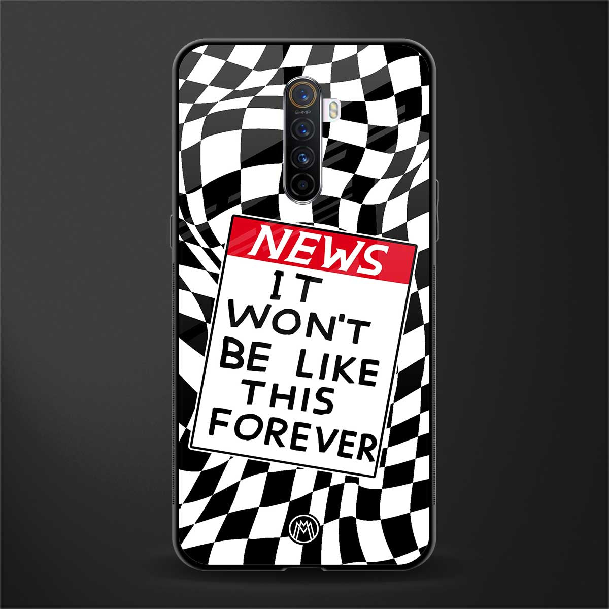 won't be like this forever glass case for realme x2 pro image