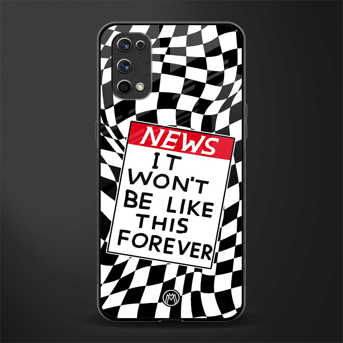won't be like this forever glass case for realme 7 pro image