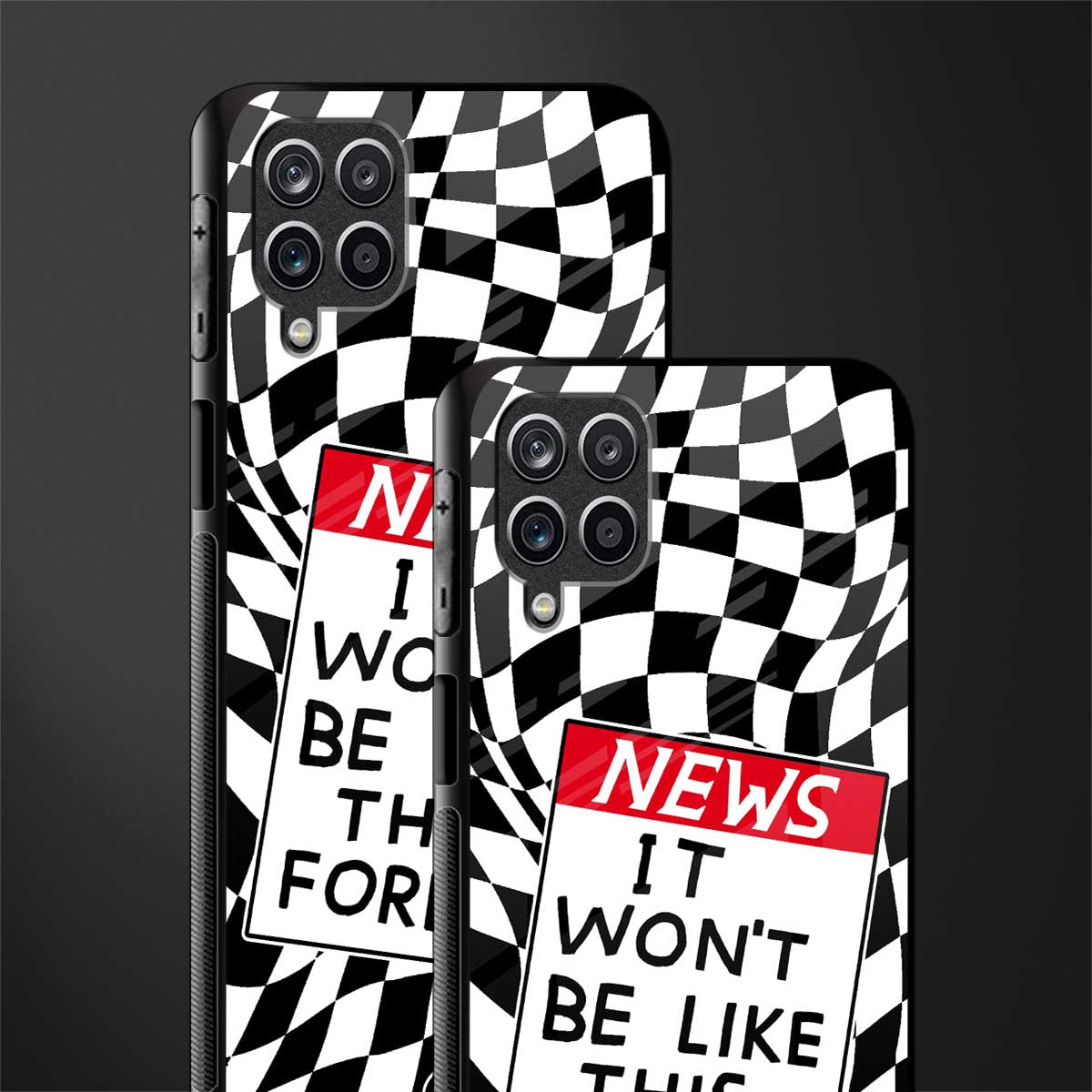 won't be like this forever glass case for samsung galaxy f12 image-2