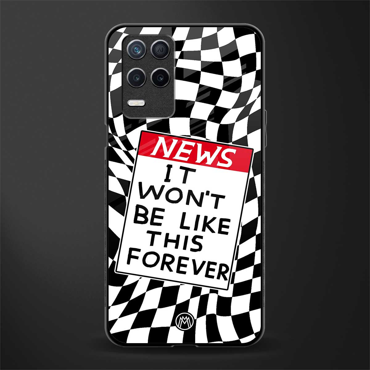 won't be like this forever glass case for realme narzo 30 5g image