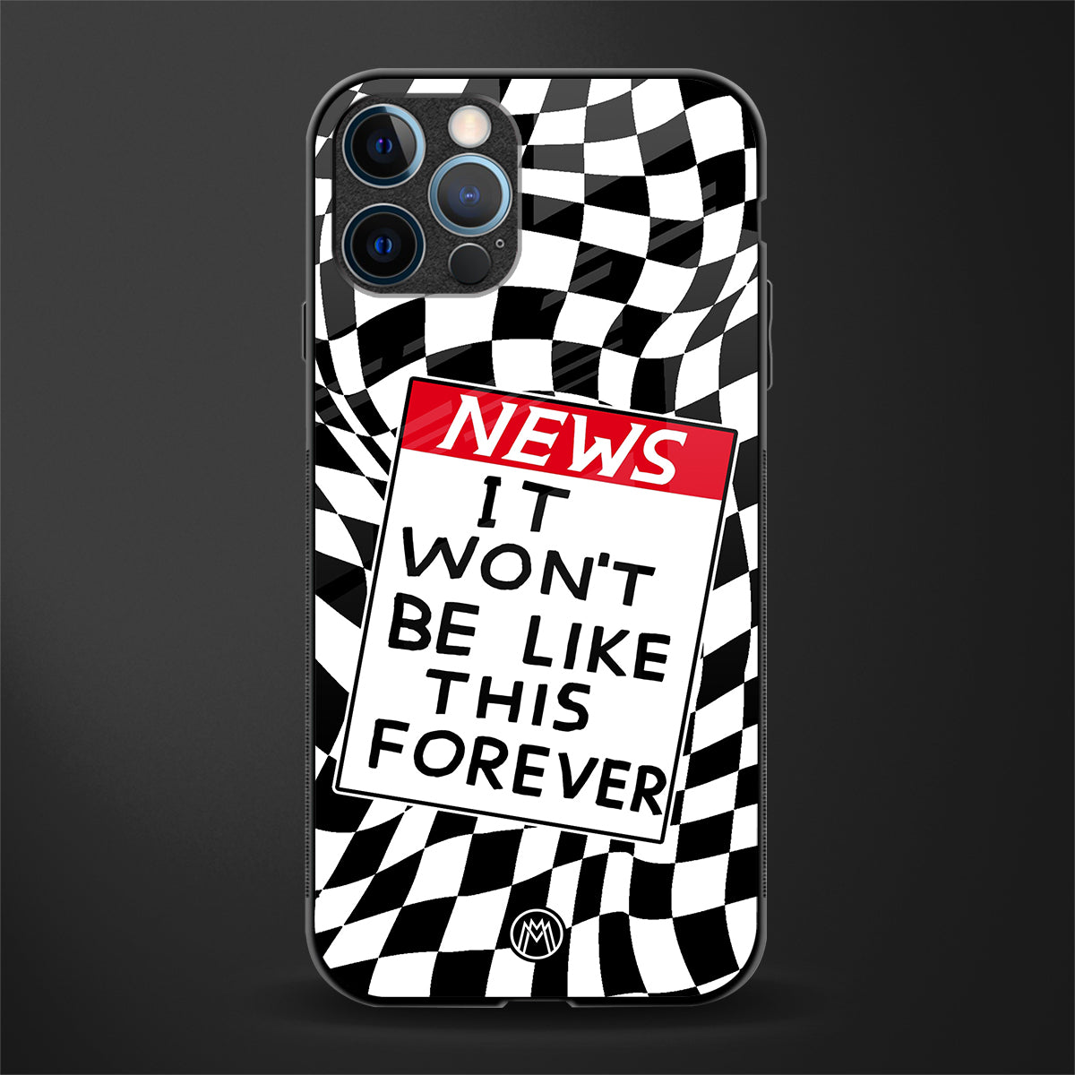 won't be like this forever glass case for iphone 12 pro max image