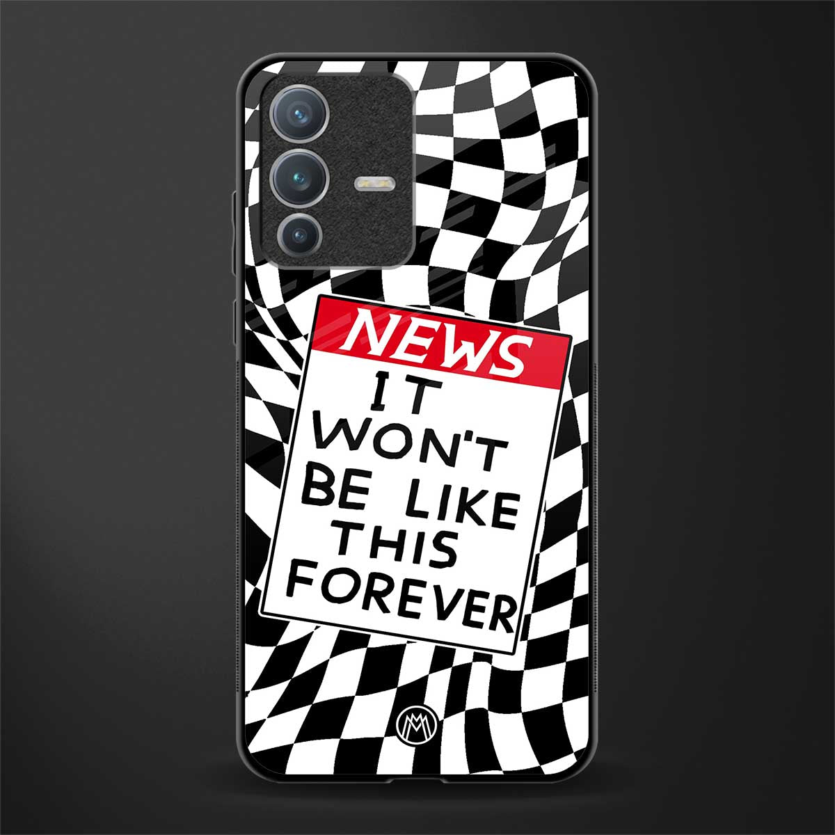 won't be like this forever glass case for vivo v23 pro 5g image