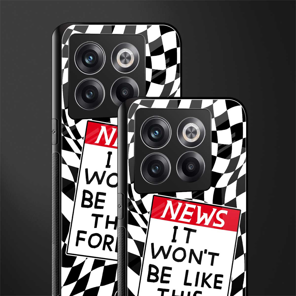 won't be like this forever back phone cover | glass case for oneplus 10t