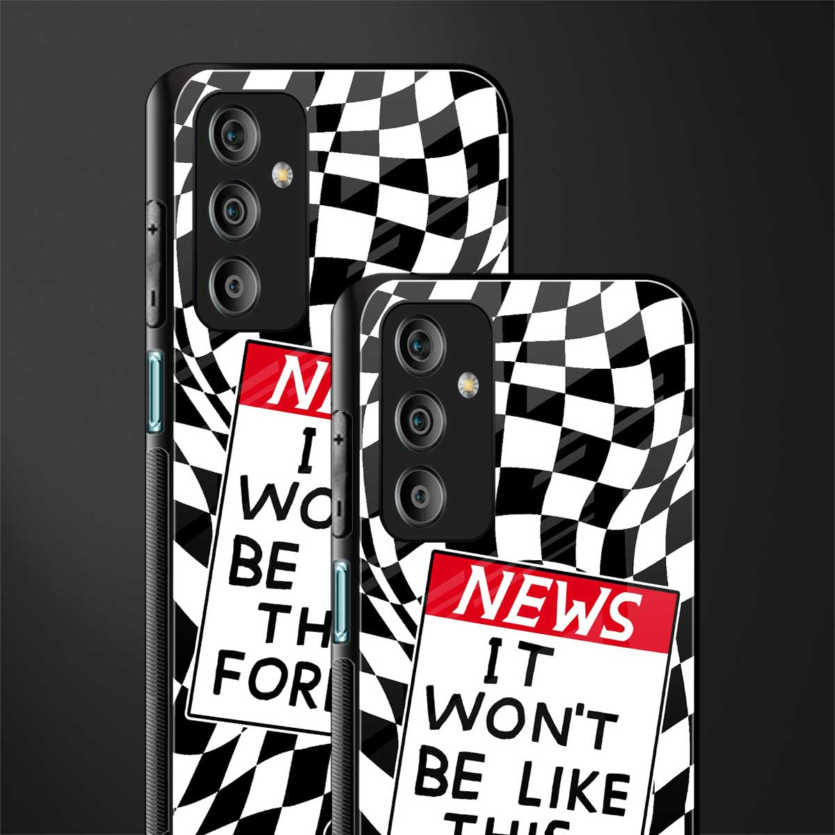 won't be like this forever back phone cover | glass case for samsung galaxy f23 5g