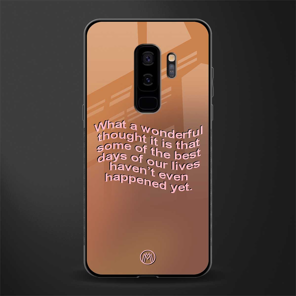 wonderful thought glass case for samsung galaxy s9 plus image