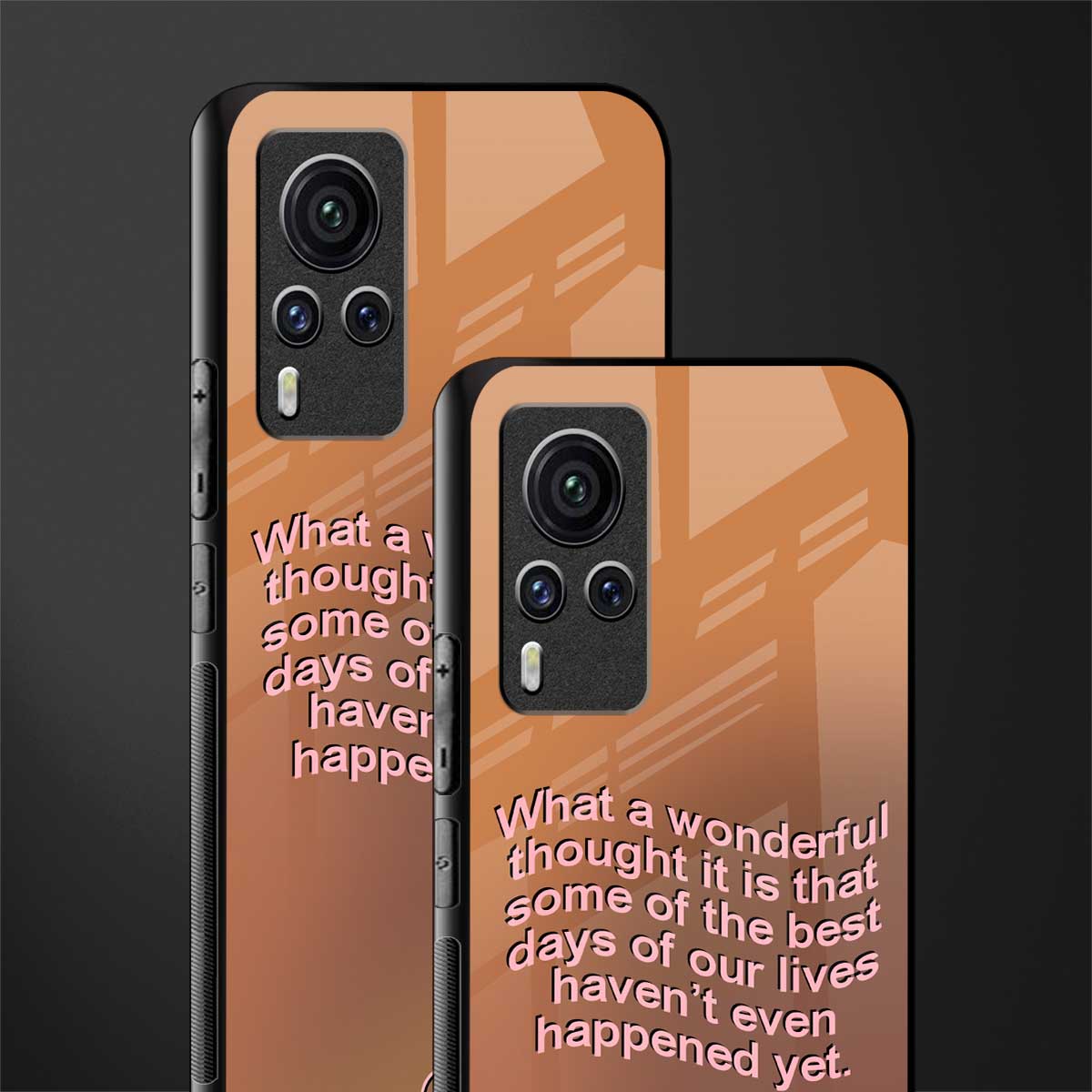 wonderful thought glass case for vivo x60 pro image-2
