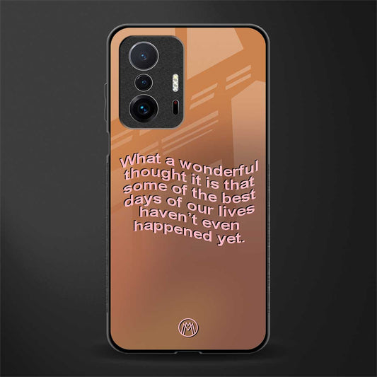 wonderful thought glass case for mi 11t pro 5g image