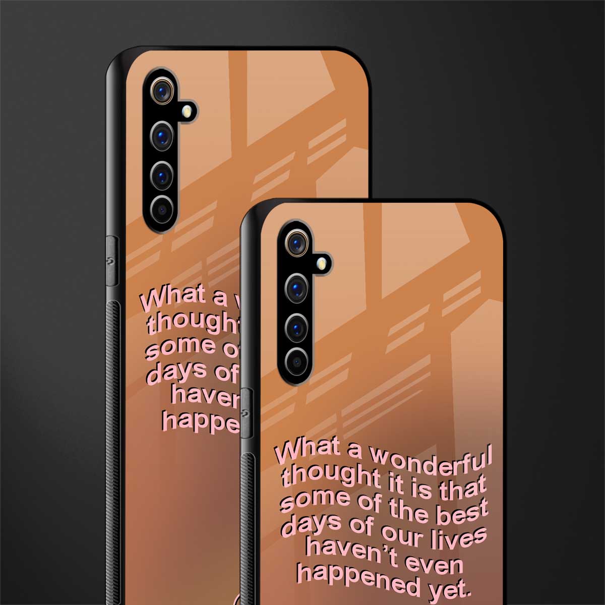 wonderful thought glass case for realme x50 pro image-2