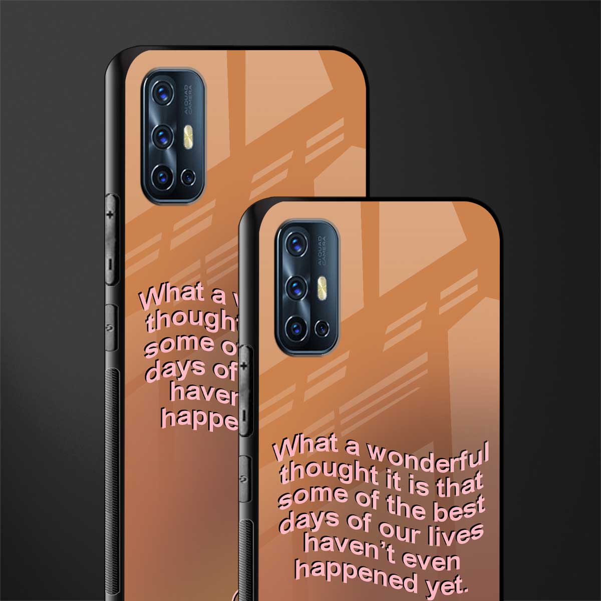 wonderful thought glass case for vivo v17 image-2