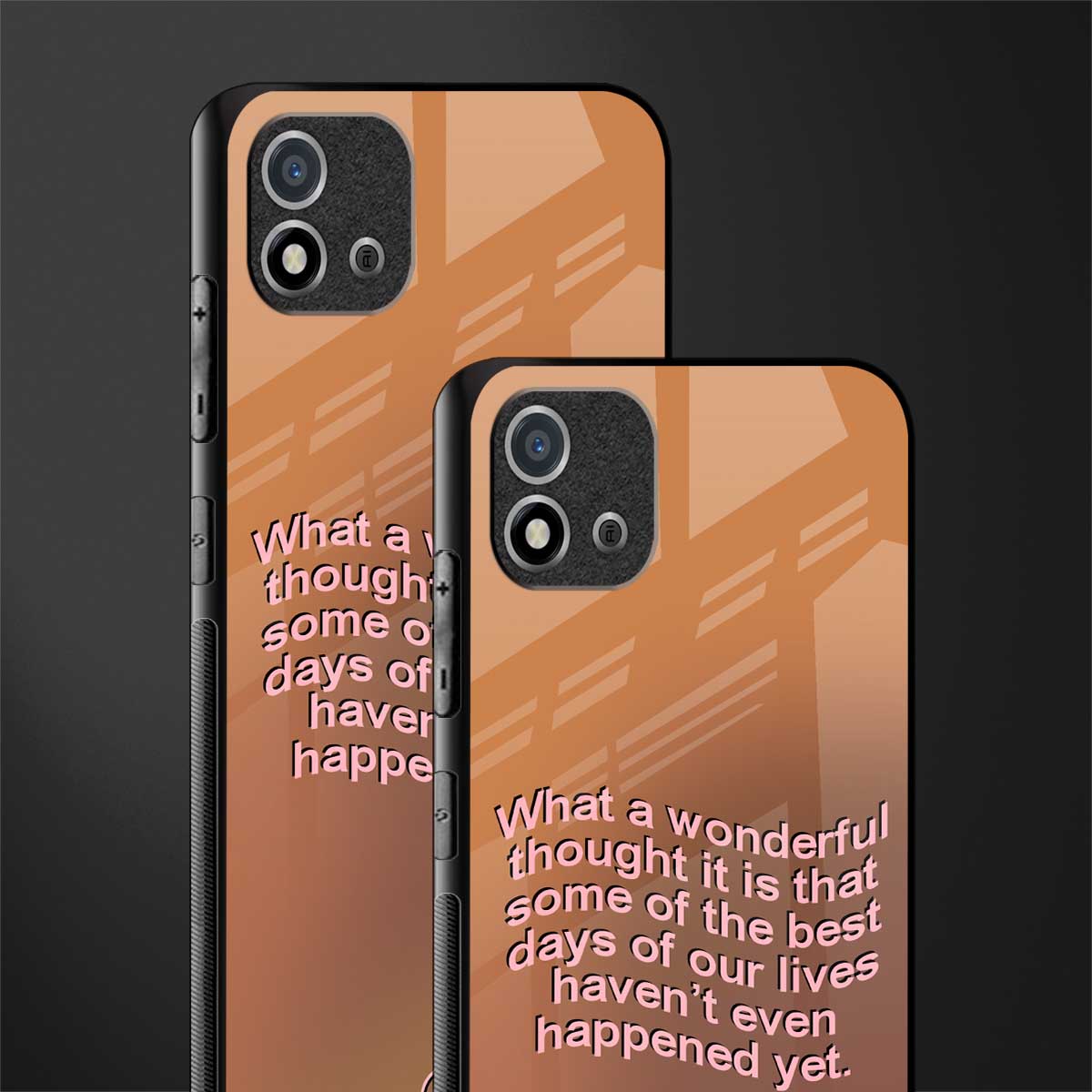 wonderful thought glass case for realme c20 image-2
