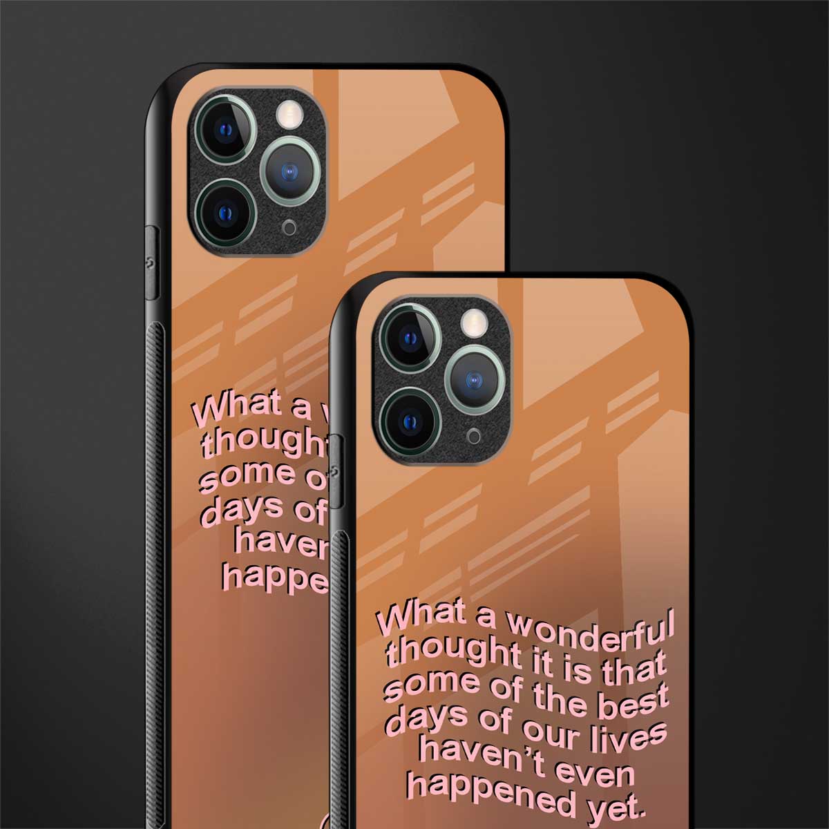 wonderful thought glass case for iphone 11 pro image-2