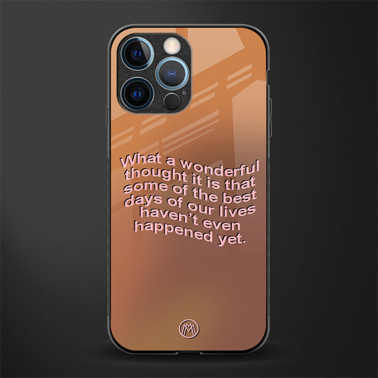 wonderful thought glass case for iphone 14 pro image