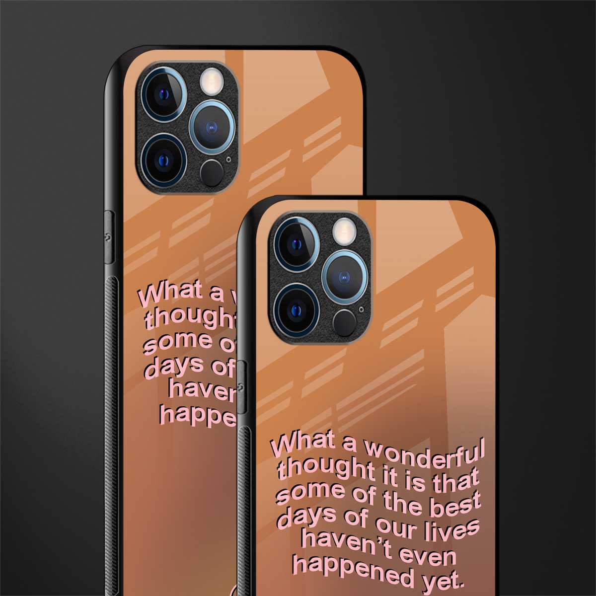 wonderful thought glass case for iphone 12 pro max image-2