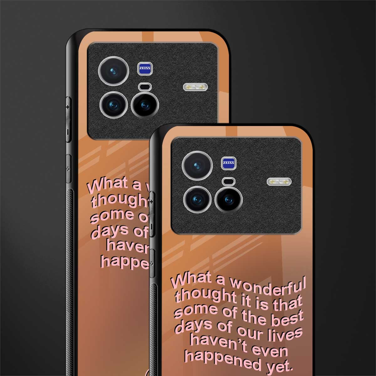 wonderful thought glass case for vivo x80 image-2
