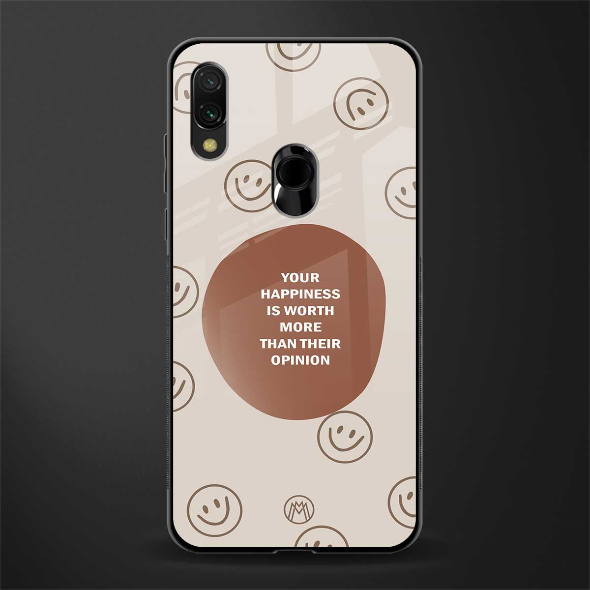 worth glass case for redmi y3 image