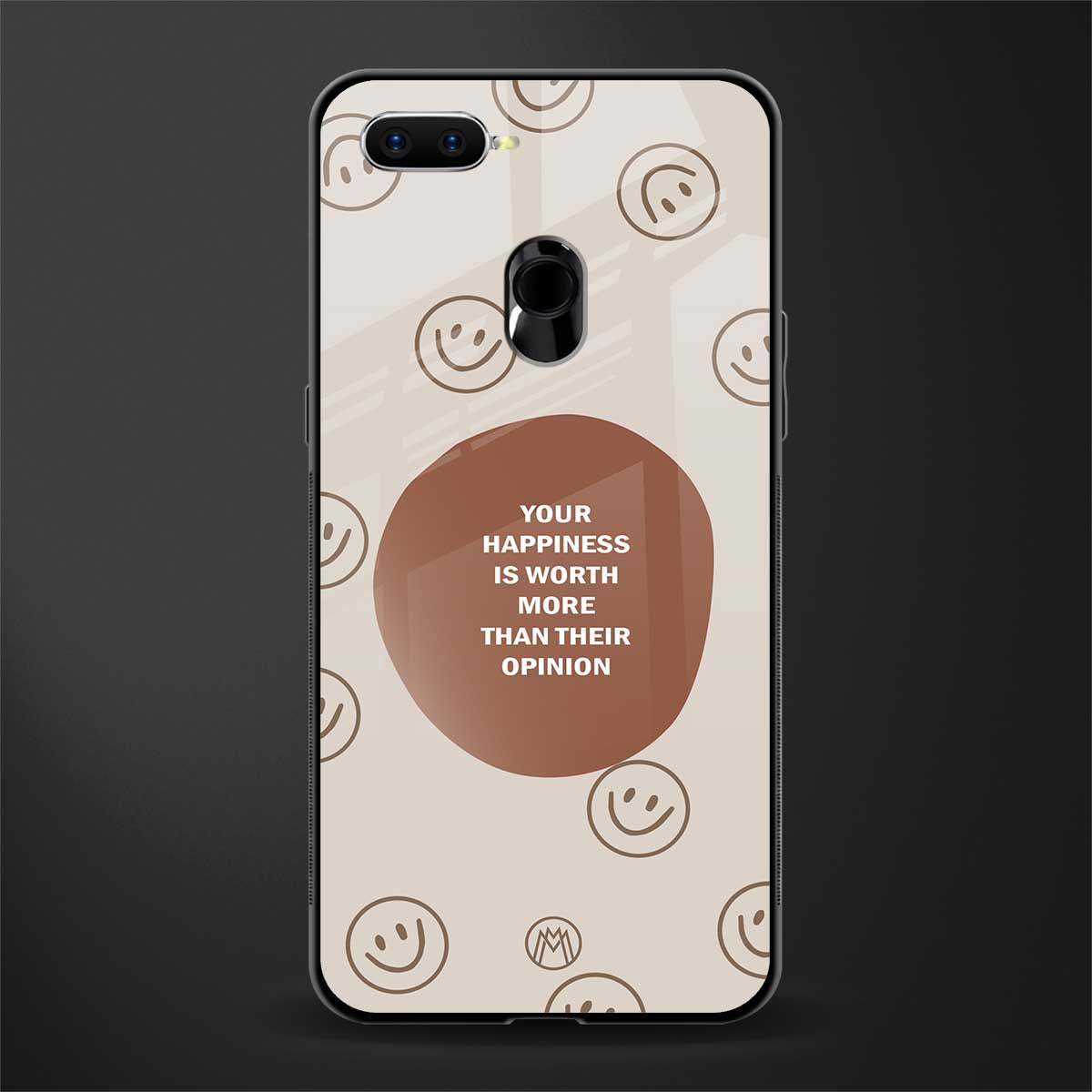 worth glass case for oppo a12 image