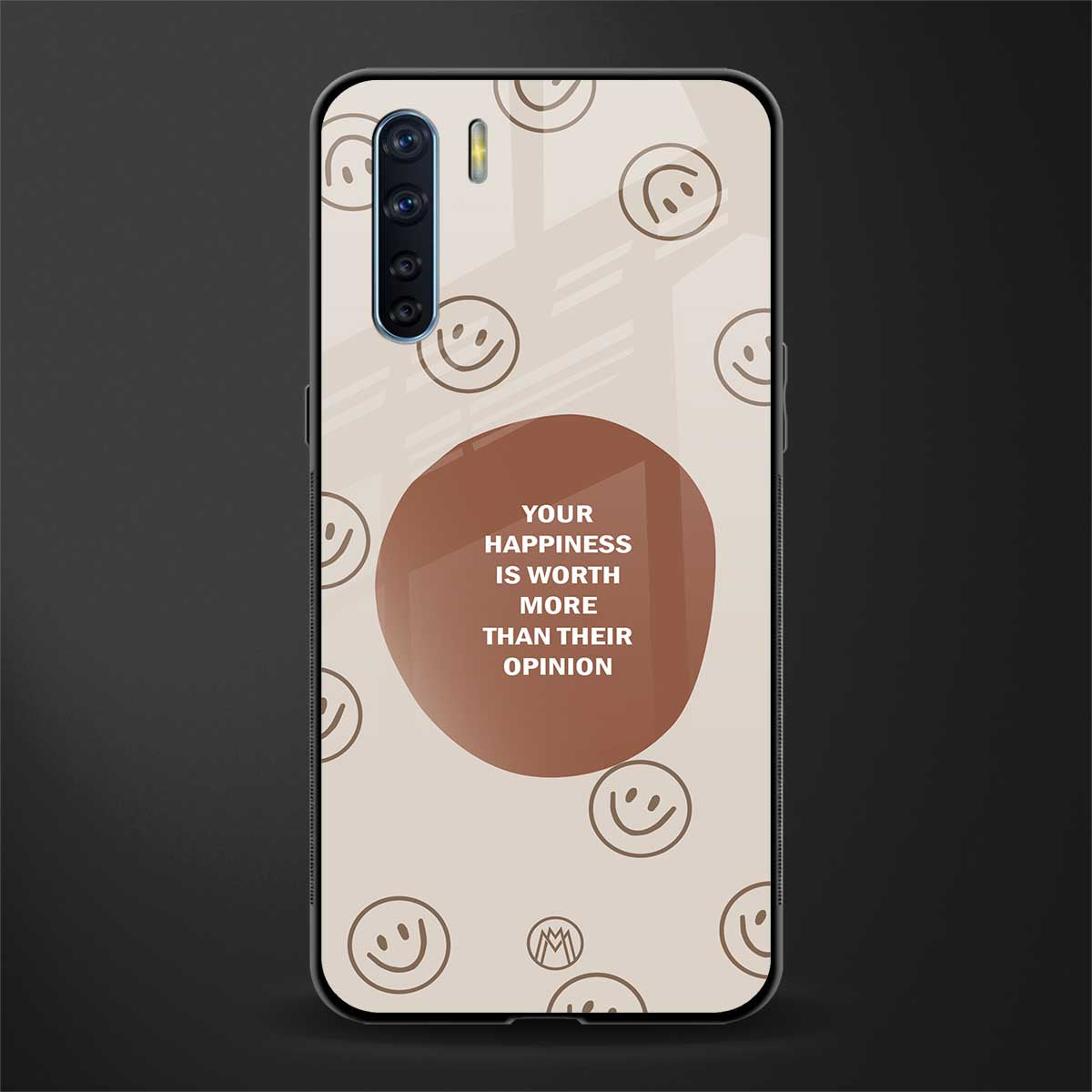 worth glass case for oppo f15 image