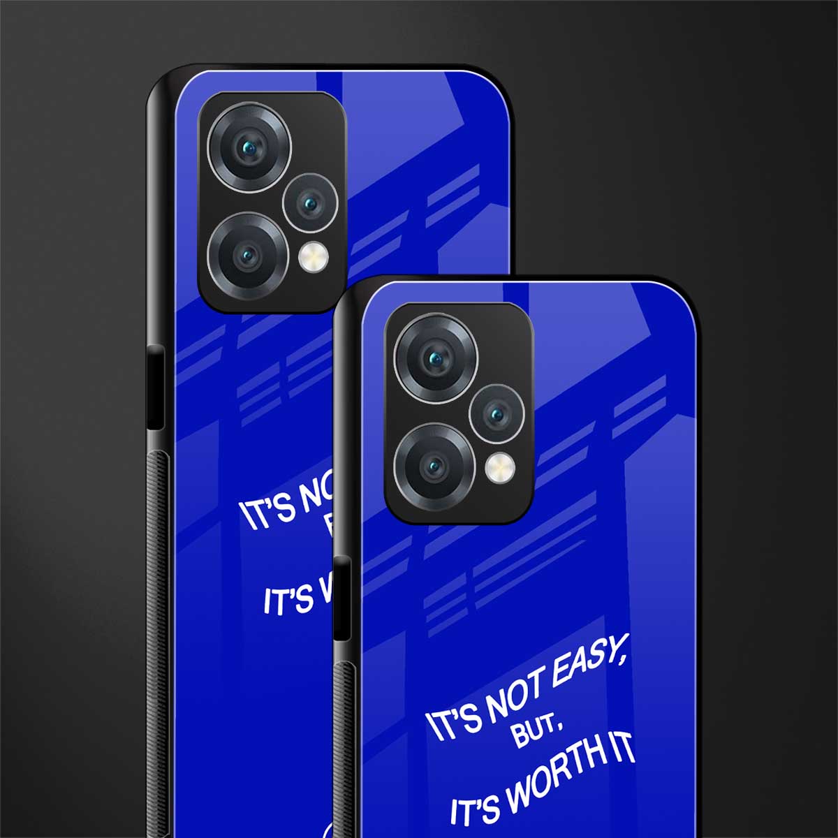 worth it back phone cover | glass case for oneplus nord ce 2 lite 5g