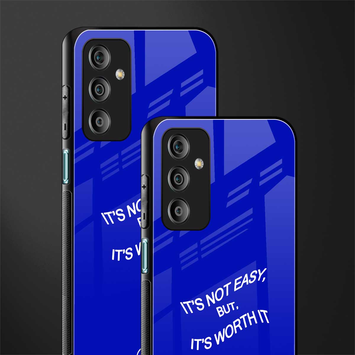 worth it back phone cover | glass case for samsung galaxy f23 5g
