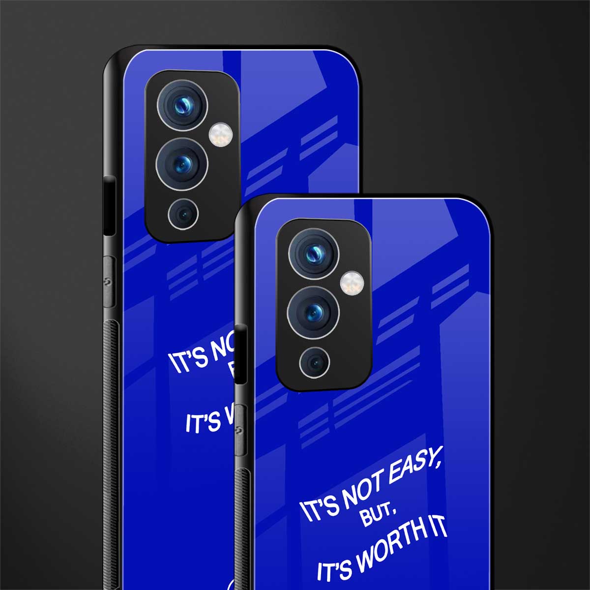 worth it back phone cover | glass case for oneplus 9