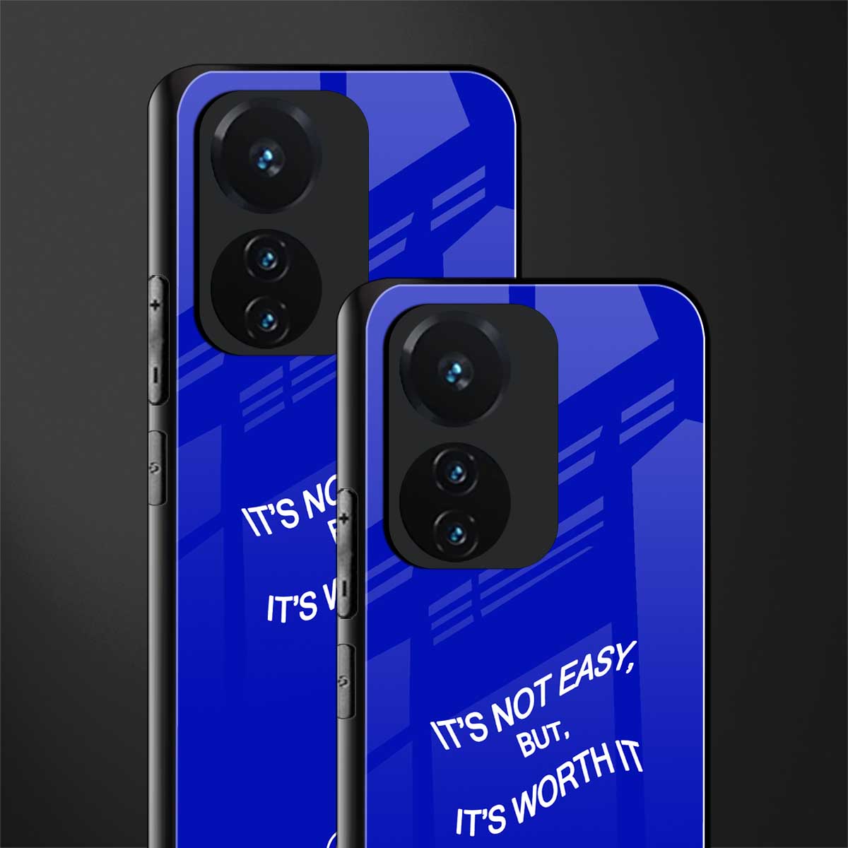worth it back phone cover | glass case for vivo t1 44w 4g