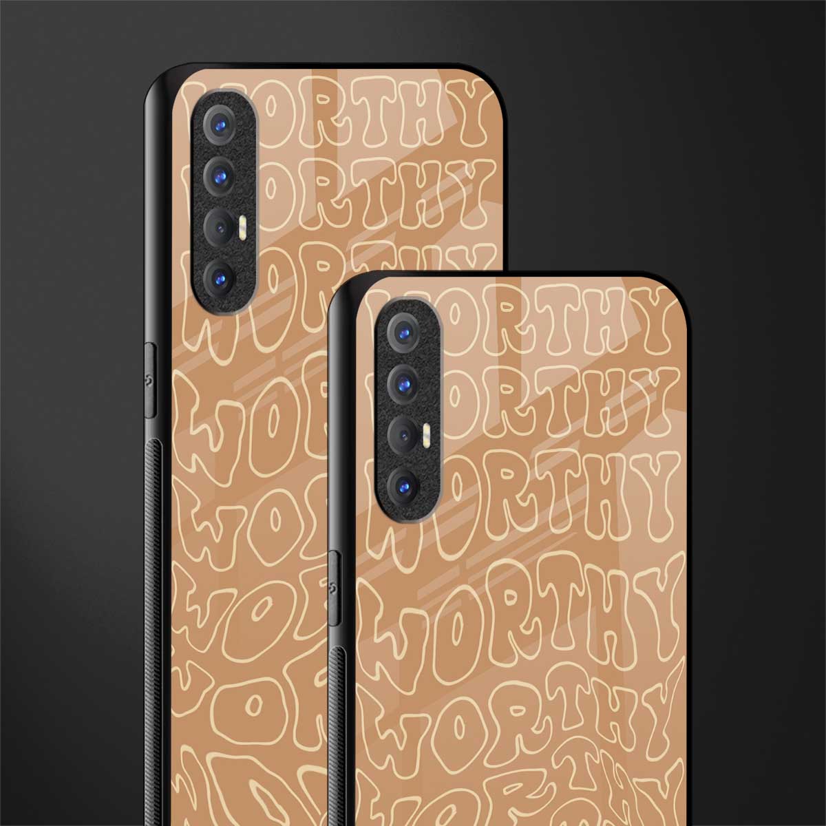 worthy glass case for oppo reno 3 pro image-2