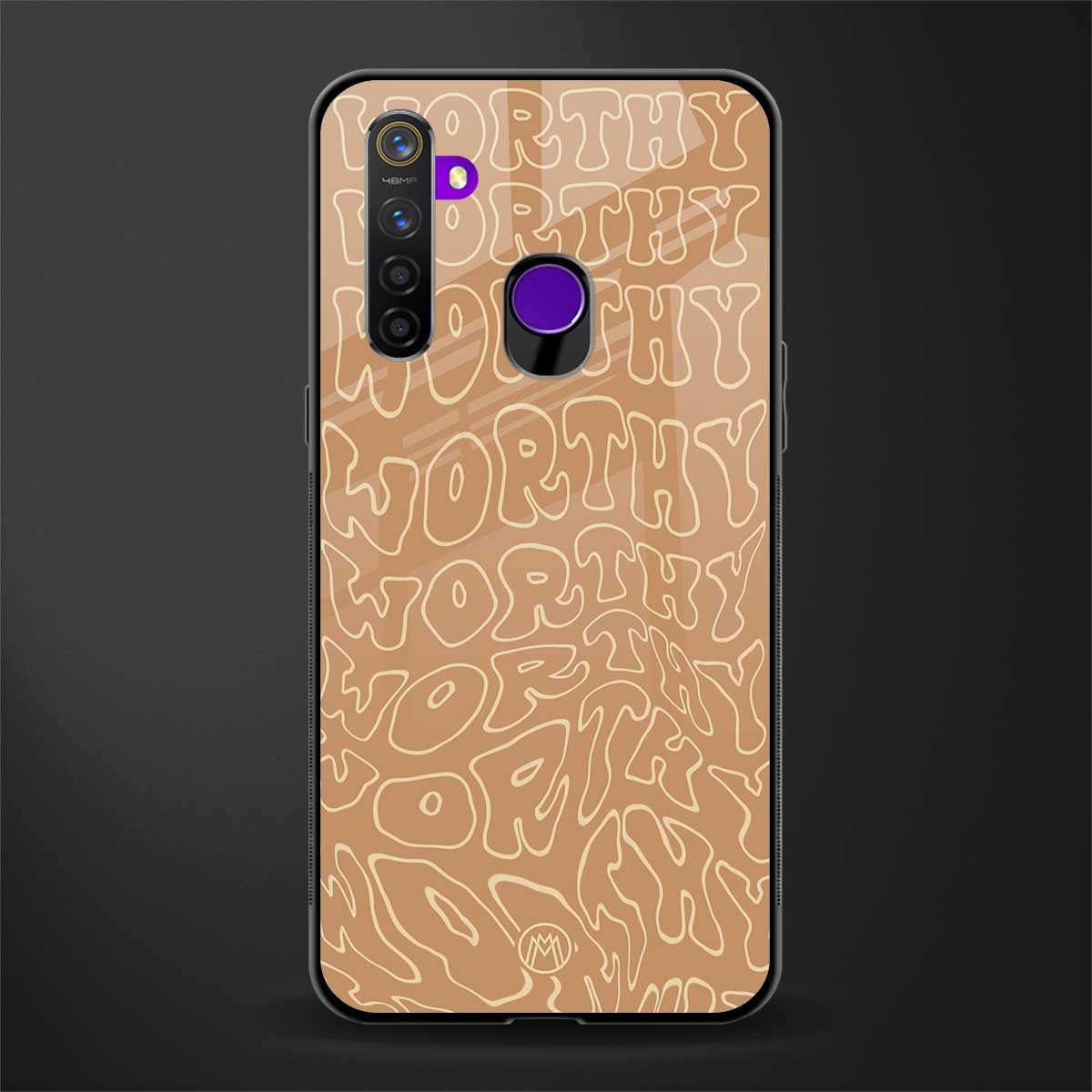 worthy glass case for realme 5s image