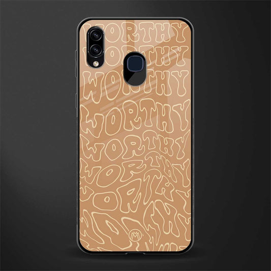 worthy glass case for samsung galaxy a30 image
