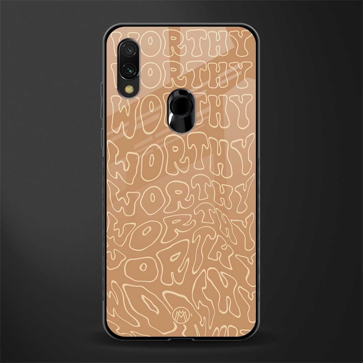 worthy glass case for redmi y3 image