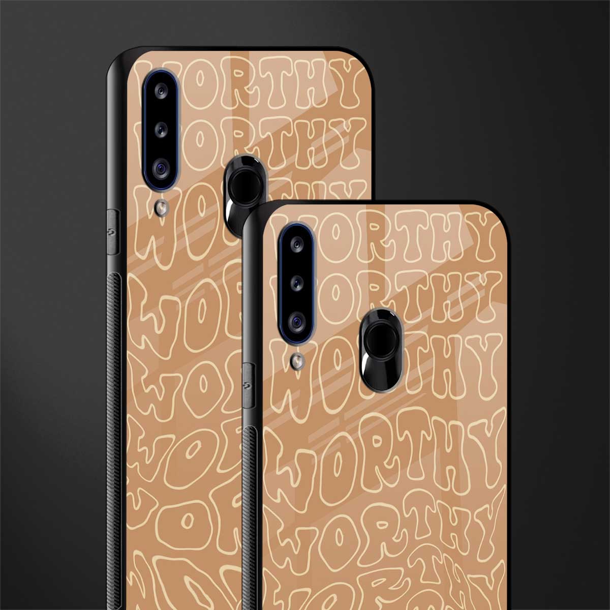 worthy glass case for samsung galaxy a20s image-2