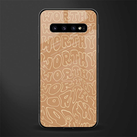 worthy glass case for samsung galaxy s10 plus image