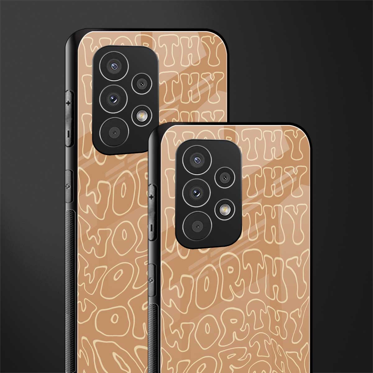 worthy back phone cover | glass case for samsung galaxy a23