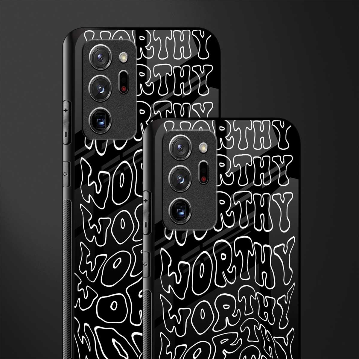 worthy black glass case for samsung galaxy note 20 ultra 5g image-2
