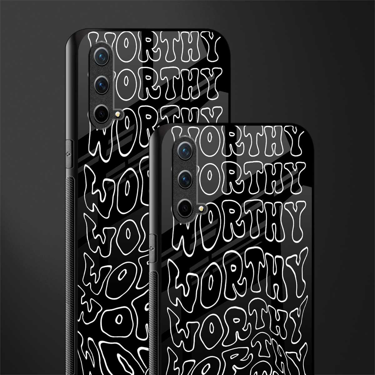 worthy black glass case for oneplus nord ce 5g image-2