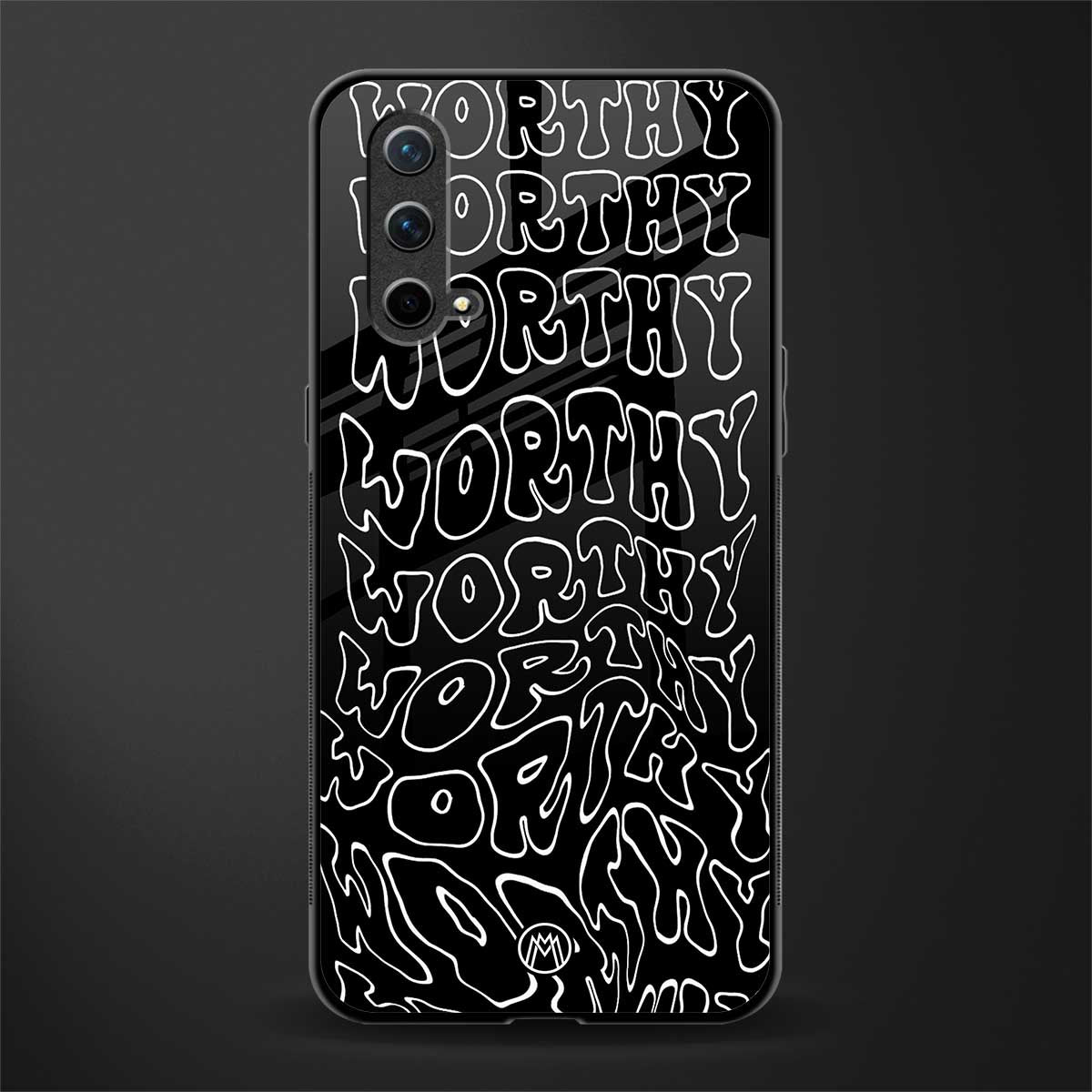 worthy black glass case for oneplus nord ce 5g image