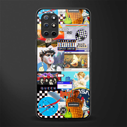 y2k collage aesthetic glass case for oneplus 8t image