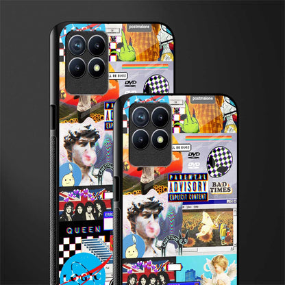 y2k collage aesthetic glass case for realme 8i image-2