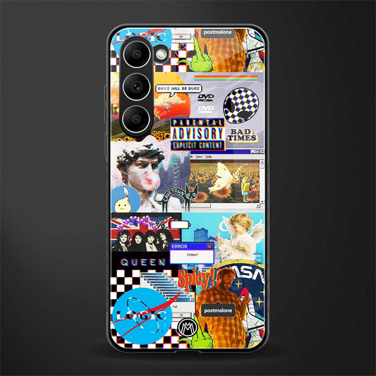 Y2K-Collage-Aesthetic-Glass-Case for phone case | glass case for samsung galaxy s23