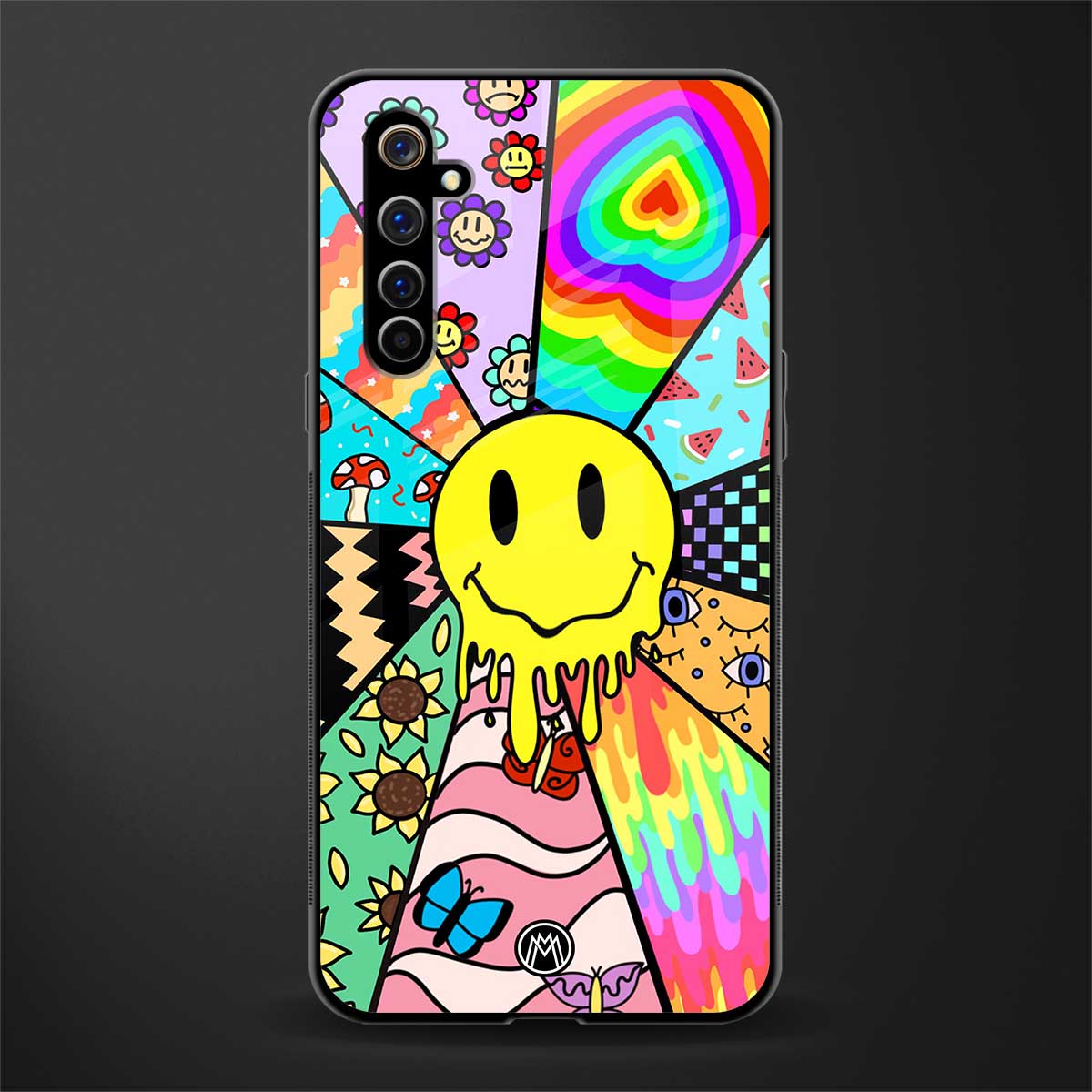 y2k doodle glass case for realme x50 pro image