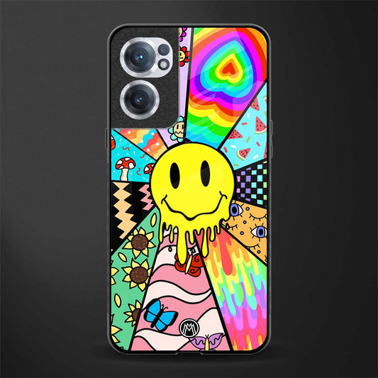 y2k doodle glass case for oneplus nord ce 2 5g image